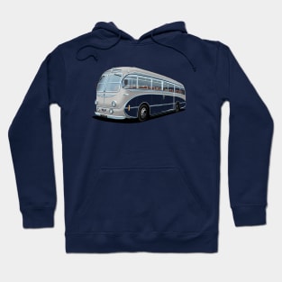 1952 AEC Regal Coach in grey and blue Hoodie